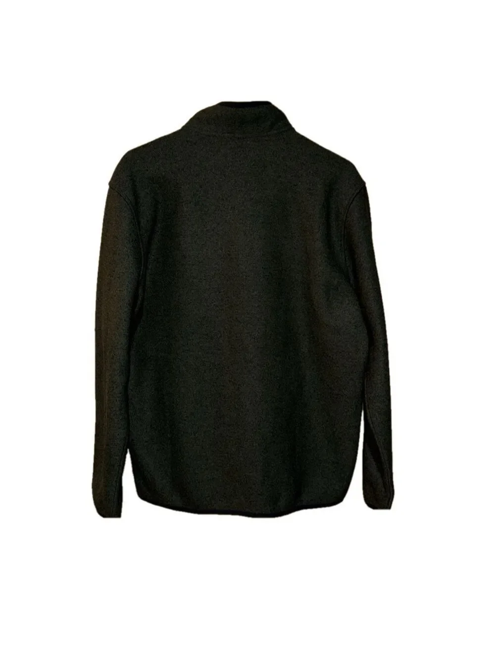 Eddie Bauer Green Fleece Sweater Mens Size Small